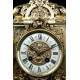 Reloj Francés de Bronce Dorado del Siglo XIX. Maquinaria Japy Frères. Funcionando a la Perfección