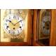 Reloj Bracket de Sobremesa Junghans Con Soneria Westminster en Perfecto Estado. Alemania, 1900. Funciona como Nuevo