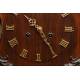 Walnut Mantel Clock. Germany, 40's. Working