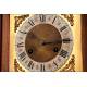 Gran Reloj de Sobremesa del Año 1900. En Madera Maciza y con Puerta de Cristal. Funcionando