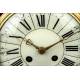 Magnífico Reloj Francés en Bronce y Concha de Tortuga. Circa 1870, Funcionando