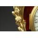 Magnificent French Bronze and Tortoise Shell Clock. Circa 1870, Working