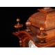Museum. Junghans Mantel Alarm Clock in Fine Condition. Germany, 1900