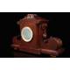 Magnificent Hand Carved Mantel Clock with Boulle Decoration. France, Circa 1890