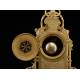Antique Mantel Clock and Candlestick Set. France, 1900
