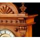 Wooden Mantel Clock in Neoclassical Style. Germany, Circa 1900