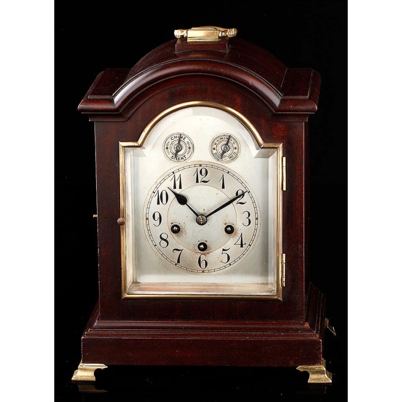 Elegant Junghans Mantel Clock with Westminster Sounder. Germany, 1900