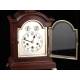 Elegante Reloj de Sobremesa Junghans con Sonería Westminster. Alemania, 1900