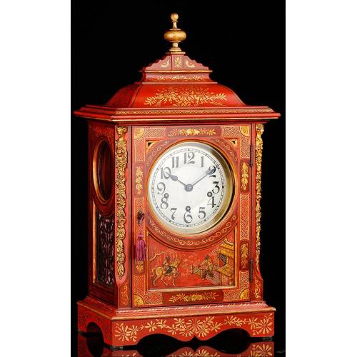 English Bracket Clock, Ca. 1900