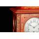 Impresionante Reloj Bracket. Sonería Westminster Pintado a Mano con Chinerías. Inglaterra, 1900
