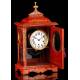 English Bracket Clock, Ca. 1900