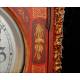 Impresionante Reloj Bracket. Sonería Westminster Pintado a Mano con Chinerías. Inglaterra, 1900