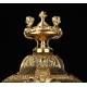 Elegant Bronze Mantel Clock. France, XIX Century. Working