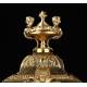 Elegant Bronze Mantel Clock. France, XIX Century. Working