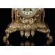 Elegant Bronze Mantel Clock. France, XIX Century. Working