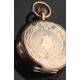 Beautiful 14K Gold Ladies Pocket Watch. Switzerland, Circa 1890. In Original Case