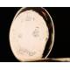 Beautiful 14K Gold Ladies Pocket Watch. Switzerland, Circa 1890. In Original Case