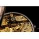 Reloj de Bolsillo de Señora de Plata Maciza. Alemania, 1900. Maquinaria Grabada y en Estuche Original