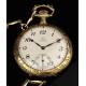 Precioso Reloj Suizo Omega, Circa 1923. Profusamente Grabado. Funciona Perfectamente