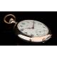 Omega Luxury Clock made in Solid Silver in 1901. Very Well Preserved and Functioning