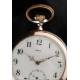 Omega Luxury Clock made in Solid Silver in 1901. Very Well Preserved and Functioning
