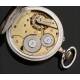 Longines Pocket Watch made of solid silver in 1901. In Perfect Function