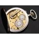 Longines Pocket Watch made of solid silver in 1901. In Perfect Function