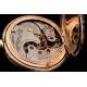 Elegante Reloj Norteamericano de la Marca Elgin, Chapado en Oro. Año 1896