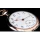 Beautiful Art Nouveau Style Solid Silver Pocket Watch. Switzerland, 1910