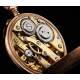 Precioso Reloj de Bolsillo de Señora en Oro Macizo de 14K. Suiza, Circa 1890