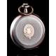 Elegant Swiss Solid Silver Pocket Watch. Manufactured Circa 1900. Working