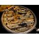 Precious Silver Pocket Watch. France, Circa 1850. Hand Carved Machinery.