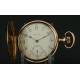 Impresionante Reloj de Bolsillo Waltham de 1903. En Oro Macizo de 14 Kilates y Funcionando