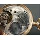 Impresionante Reloj de Bolsillo Waltham de 1903. En Oro Macizo de 14 Kilates y Funcionando