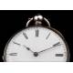 Reloj de Bolsillo Suizo de Gran Elegancia, Fabricado en Plata en el Año 1850. Con Contrastes y en Funcionamiento