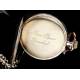 Swiss Solid Silver Pocket Watch, Manufactured in Switzerland in the 19th Century. Carved and Functioning.