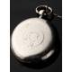 Rarísimo Reloj de Bolsillo de Plata Maciza, Fabricado en Zaragoza Circa 1870. Firmado y Funcionando