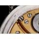 Silver Niello Clock, 1930s