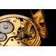Atractivo Reloj de Bolsillo Chapado en Oro, Fabricado en Suiza en los Años 50. Funcionando Muy Bien