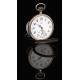 Exclusivo Reloj Omega de Plata, Fabricado en Suiza en 1915. Funcionando. Maquinaria Firmada