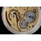 Magnífico Reloj de Bolsillo Omega Realizado en Plata Maciza. Suiza, 1914. Funcionando de Maravilla