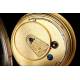 Precioso Reloj de Bolsillo Inglés de Plata y Oro, Fabricado en 1857. Muy Bien Conservado y Funcionando