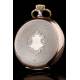 Elegant Tavannes Solid Silver Pocket Watch. 1920. Contrasting and Functioning