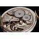 Elegant Tavannes Solid Silver Pocket Watch. 1920. Contrasting and Functioning