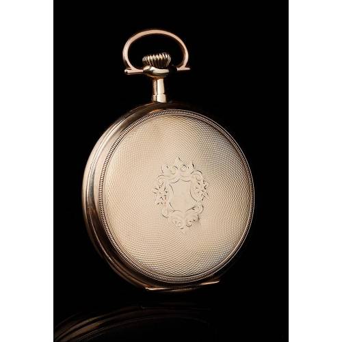 Lovely Elgin Gold Plated Pocket Watch, Working Fine. USA, Circa 1920