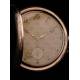 Gold Plated Pocket Watch with Black Fob. Switzerland, 1930s
