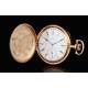 Antiguo Reloj de Bolsillo Elgin Chapado en Oro y en Funcionamiento. EEUU, 1903