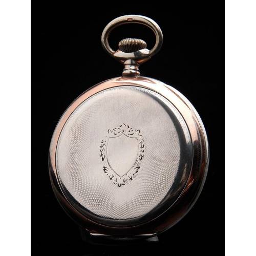 Beautiful Solid Silver Pocket Watch in Very Good Condition. Switzerland, 1925