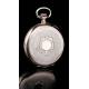 Antique Omega Silver Pocket Watch in Very Good Condition. Switzerland, 1925