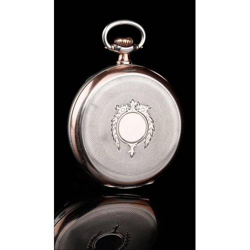 Antiguo Reloj de Bolsillo de Plata Omega en Muy Buenas Condiciones. Suiza, 1925